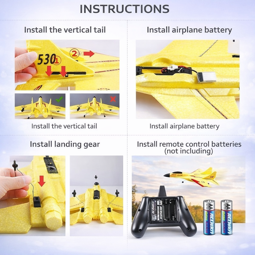 Trendziol Foam Glider RC Airplane